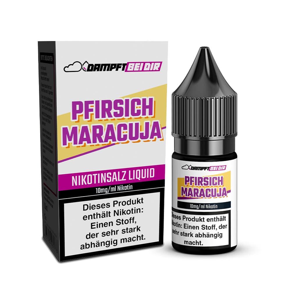 Dampftbeidir 10ml Nikotinsalz Liquid Pfirsich Maracuja