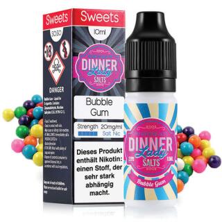 Dinner Lady Nikotinsalz - Bubble Gum 20mg/ml 10ml