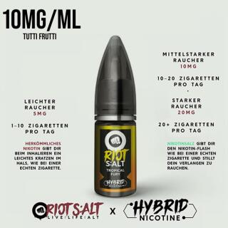 Riot Squad Nikotinsalz - Tropical Fury 10ml 10mg/ml