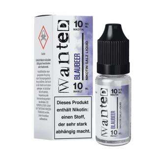 Wanted Overdosed Nikotinsalz Liquid 10ml - Blaubeere 10mg/ml