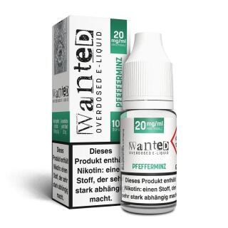 Wanted Overdosed Nikotinsalz Liquid 10ml - Pfefferminz 20mg/ml