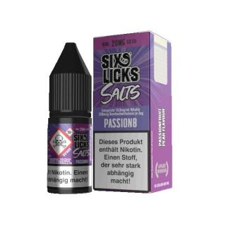 Six Licks Nikotinsalz - Passion8 10ml 20mg/ml