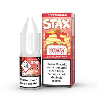 Strapped STAX Nikotinsalz - Strawberry Ice Cream Pancakes 10mg/ml