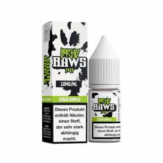 Barehead RAWS Hybrid Nikotin 10ml - Sour Apple 10mg/ml