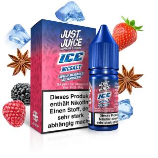 Just Juice Nikotinsalz - Wild Berries & Aniseed 10ml 11mg/ml