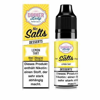 Dinner Lady Nikotinsalz - Lemon Tart 10ml 10mg/ml