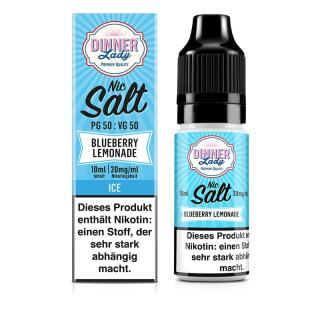 Dinner Lady Nikotinsalz - Blueberry Lemonade 10ml 10mg/ml