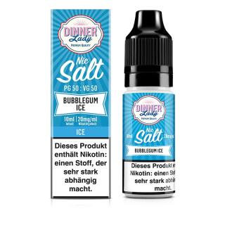 Dinner Lady Nikotinsalz - Bubblegum Ice 10ml 20mg/ml