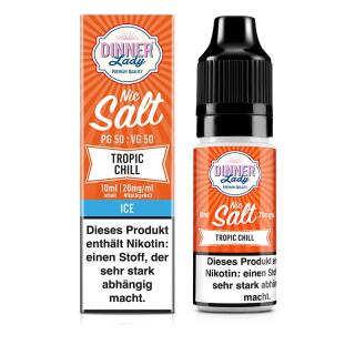 Dinner Lady Nikotinsalz - Tropical Ice 10ml 10mg/ml