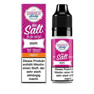 Dinner Lady Nikotinsalz - Grape 10ml 10mg/ml