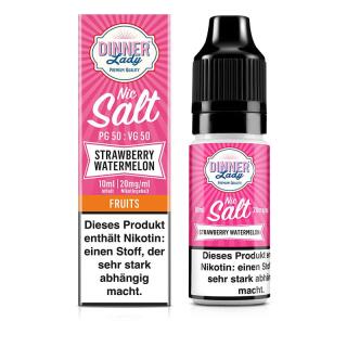 Dinner Lady Nikotinsalz - Strawberry Watermelon 10ml 10mg/ml