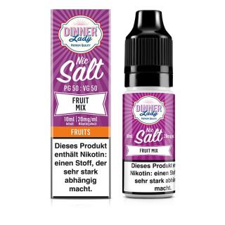 Dinner Lady Nikotinsalz - Fruit Mix 10ml 10mg/ml