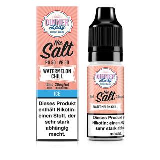 Dinner Lady Nikotinsalz - Watermelon Ice 10ml 10mg/ml