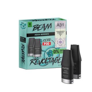 Revoltage Beam Pods - Aqua Berries 0mg/ml