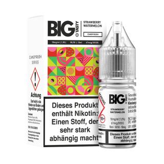 Big Tasty Nikotinsalz Liquid 10ml - Strawberry Watermelon 10mg/ml