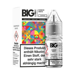 Big Tasty Nikotinsalz Liquid 10ml - Rainbow Sweets 20mg/ml