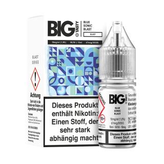 Big Tasty Nikotinsalz Liquid 10ml - Blue Sonic Blast 10mg/ml