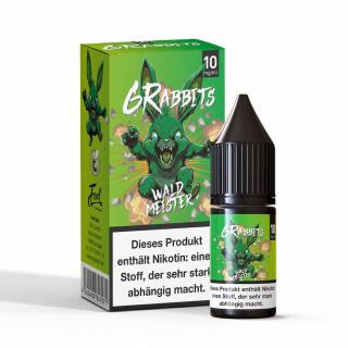 6Rabbits Nikotinsalz 10ml Liquid - Waldmeister 10mg/ml