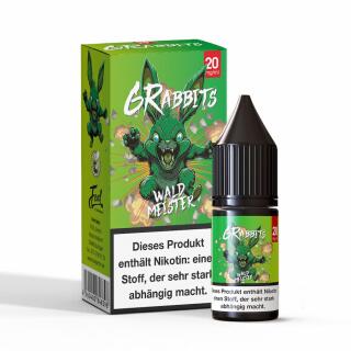 6Rabbits Nikotinsalz 10ml Liquid - Waldmeister 20mg/ml