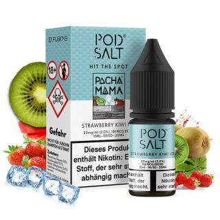 Pod Salt Nikotinsalz - Strawberry Kiwi Ice 10ml 11mg/ml