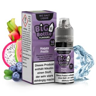 Big Bottle Nikotinsalz 10ml - Happy Fruits 10mg/ml