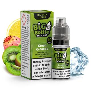 Big Bottle Nikotinsalz 10ml - Green Grenade 10mg/ml