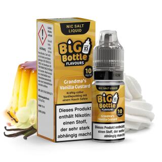 Big Bottle Nikotinsalz 10ml - Grandmas Vanilla Custcard 20mg/ml