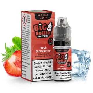 Big Bottle Nikotinsalz 10ml - Fresh Strawberry 10mg/ml