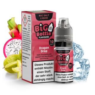 Big Bottle Nikotinsalz 10ml - Dragon Drop 10mg/ml