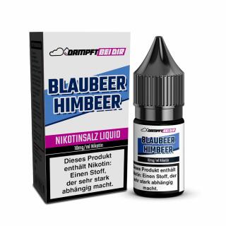 dampftbeidir 10ml Nikotinsalz Liquid - Blaubeer Himbeer 10mg/ml