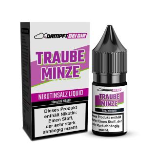 dampftbeidir 10ml Nikotinsalz Liquid - Traube Minze 10mg/ml