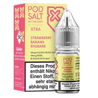 Pod Salt Xtra Nikotinsalz - Strawberry Banana Rhubarb 20mg/ml