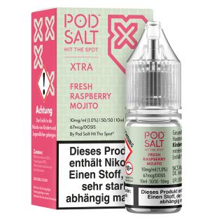 Pod Salt Xtra Nikotinsalz - Fresh Raspberry Mojito 10mg/ml