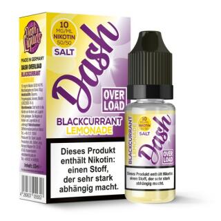 Dash Overload Nikotinsalz - Blackcurrant Lemonade 10ml 10mg/ml