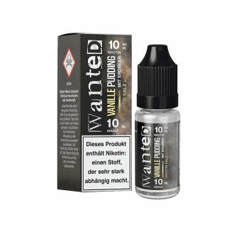 Wanted Overdosed Nikotinsalz Liquid 10ml - Vanillepudding 10mg/ml