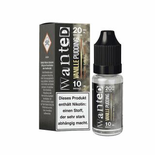 Wanted Overdosed Nikotinsalz Liquid 10ml - Vanillepudding 20mg/ml