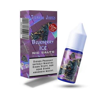 Tornado Juices Nikotinsalz - Blueberry Ice 10mg