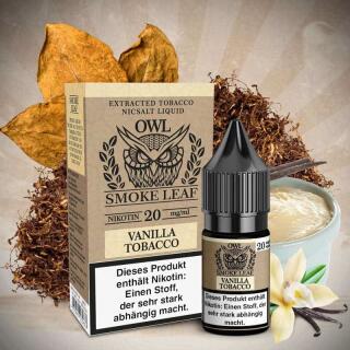 OWL Nikotinsalz Liquid 10ml - Smoke Leaf Vanilla Tobacco 20mg/ml