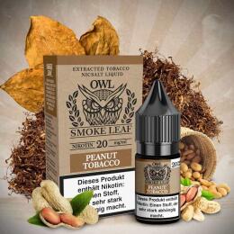 OWL Nikotinsalz Liquid 10ml - Smoke Leaf Peanut Tobacco