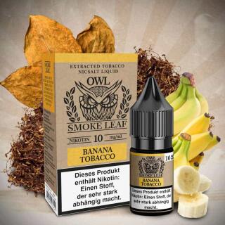 OWL Nikotinsalz Liquid 10ml - Smoke Leaf Banana Tobacco 10mg/ml