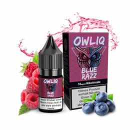 OWLIQ Nikotinsalz 10ml - Blueberry Razz