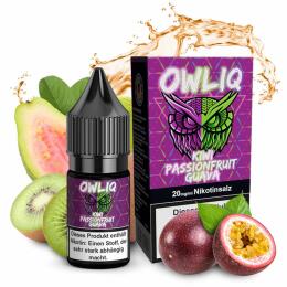 OWLIQ Nikotinsalz 10ml - Kiwi Passionsfuit Guave