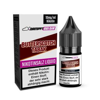 dampftbeidir 10ml Nikotinsalz Liquid - Butterscotch Tabak 10mg/ml