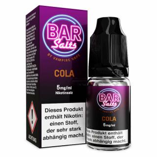 Bar Salts by Vampire Vape 10ml Liquid - Cola 5mg/ml