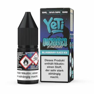 Yeti Overdosed Nic Salt - Blue Sour Razz 10mg