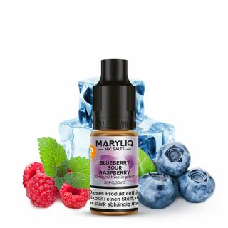 Maryliq Nikotinsalz by Lost Mary 10ml Liquid - Blueberry Sour Raspberry