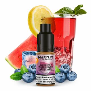 Maryliq Nikotinsalz by Lost Mary 10ml Liquid - Blueberry Watermelon Lemonade 10mg/ml