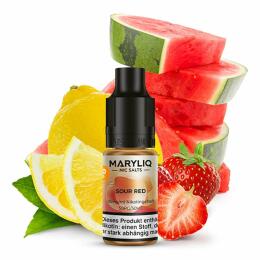 Maryliq Nikotinsalz by Lost Mary 10ml Liquid - Sour Red 10mg/ml