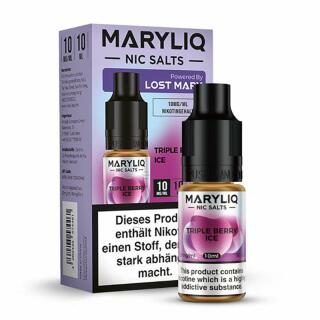 Maryliq Nikotinsalz by Lost Mary 10ml Liquid - Triple Berry Ice 10mg/ml