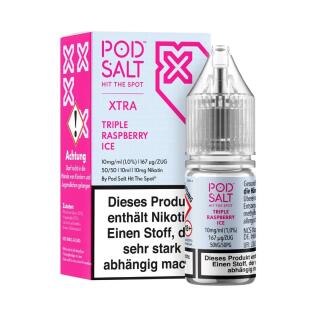 Pod Salt Xtra Nikotinsalz - Triple Raspberry Ice